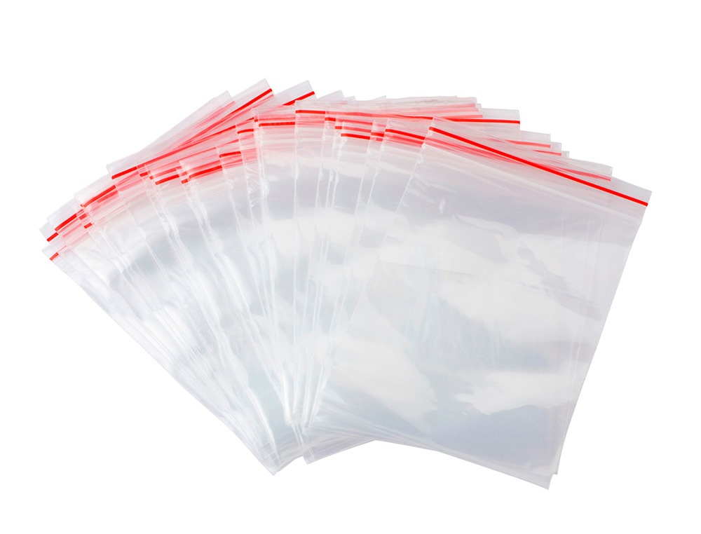 SACHET PLASTIQUE REFERMABLE Q-CONNECT DIM.100X150 MM SACHET DE 100 UNITES