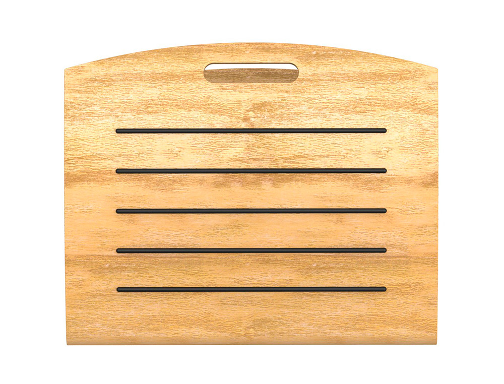 REPOSE PIEDS ALBA ERGONOMIQUE DESIGN EN BOIS 45X35X13,5CM
