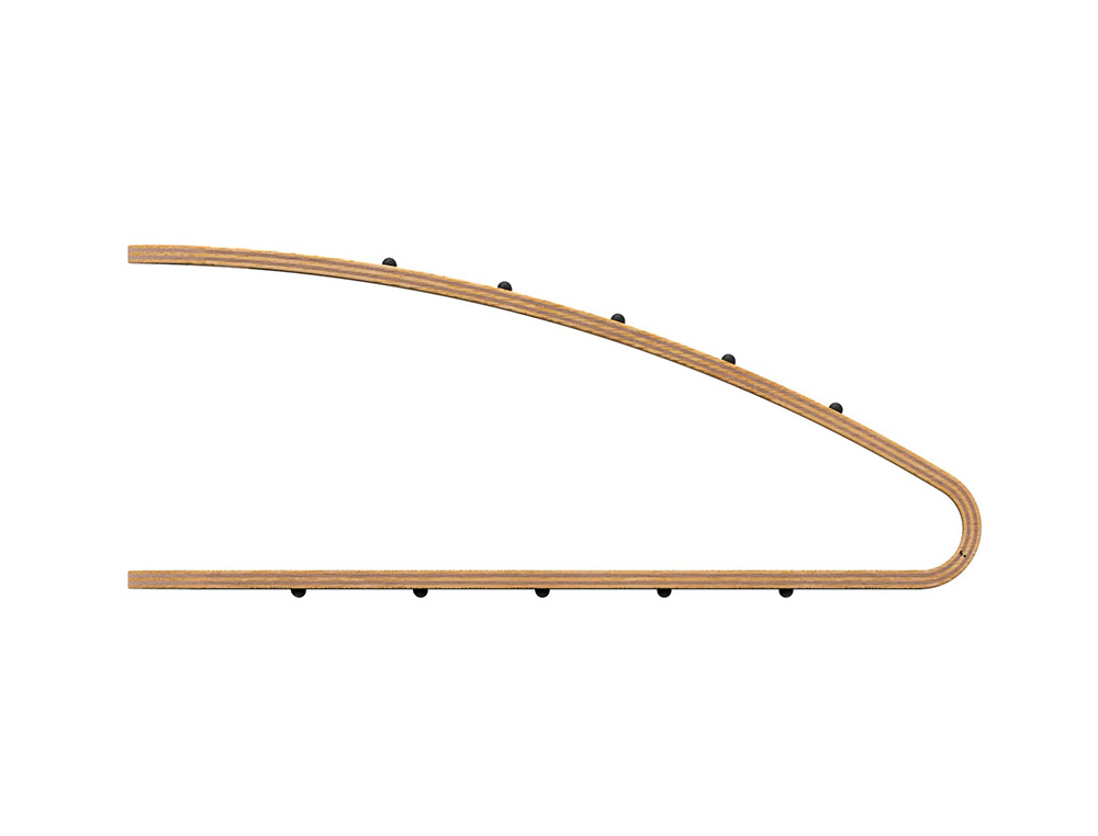 REPOSE PIEDS ALBA ERGONOMIQUE DESIGN EN BOIS 45X35X13,5CM