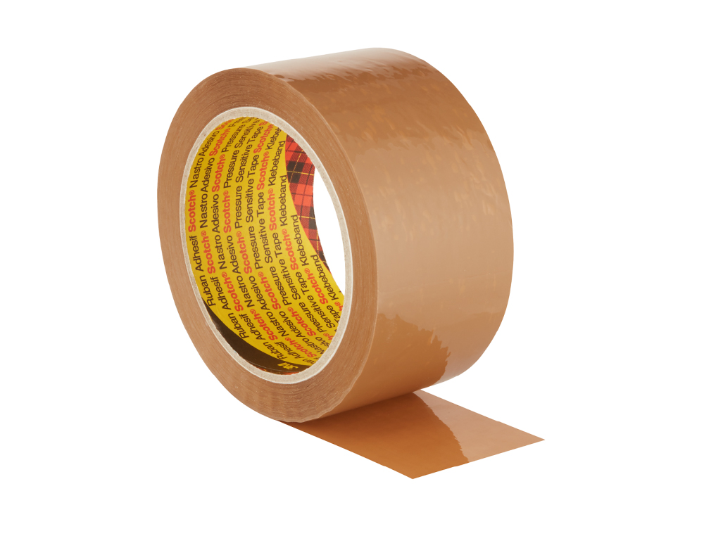 RUBAN ADHESIF SCOTCH CLASSIC EMBALLAGE 50MMX66M 43 MICRONS COLORIS MARRON PAQUET 6 UNITES
