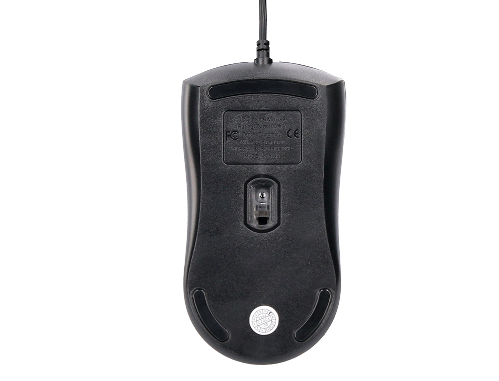 SOURIS Q-CONNECT GAMING OPTIQUE FILAIRE DPI 800/1200/1600 4 BOUTONS LUMIERE LED COLORIS NOIR