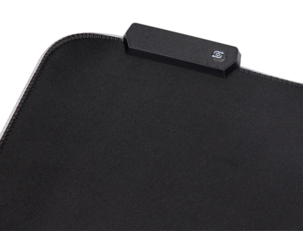TAPIS SOURIS Q-CONNECT GAMING LUMIERE LED CONNECTION USB 350X250X3MM COLORIS NOIR