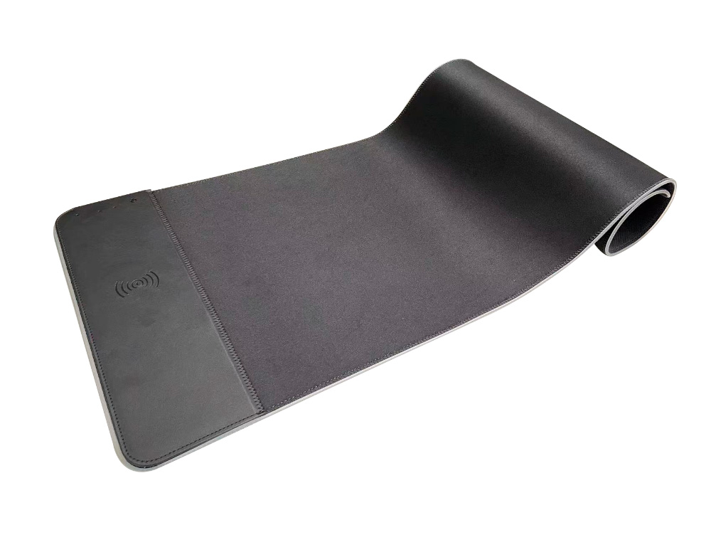 TAPIS SOURIS Q-CONNECT GAMING CHARGEUR SANS FIL ET LUMIERE RVB 800X300X4MM COLORIS NOIR