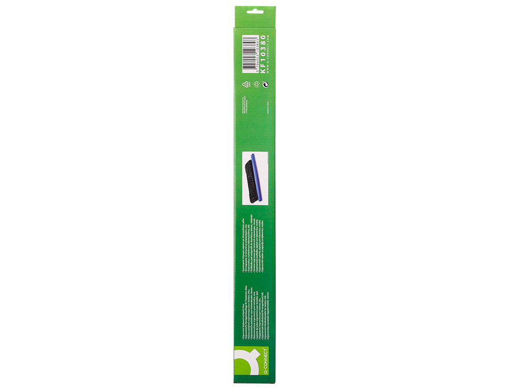REPOSE-POIGNETS Q-CONNECT GEL POUR CLAVIER 525X58X17MM      COLORIS BLEU