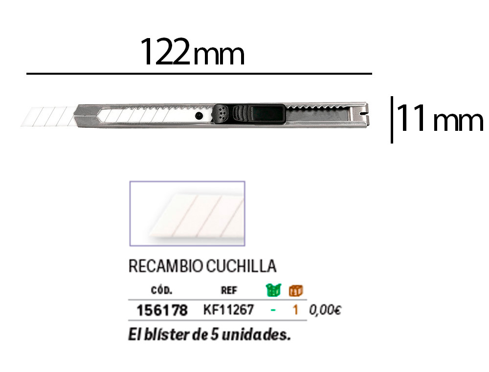 CUTTER XD-C18 Q-CONNECT METALLIQUE LAME 9MM EN CERAMIQUE RETRACTABLE INTERCHANGEABLE AVEC FREIN DE SECURITE