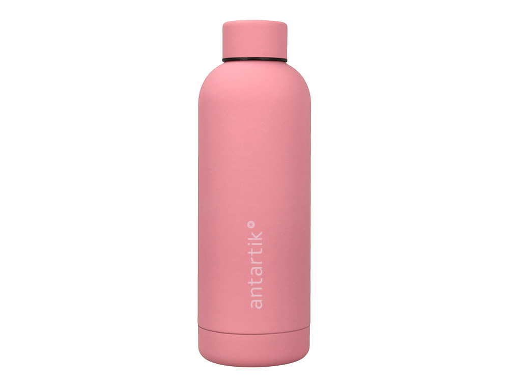 BOUTEILLE ISOTHERME ANTARTIK ACIER INOXYDABLE SANS BPA 500ML COLORIS ROSE