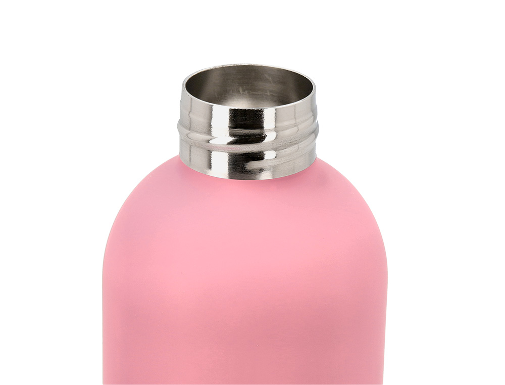BOUTEILLE ISOTHERME ANTARTIK ACIER INOXYDABLE SANS BPA 500ML COLORIS ROSE