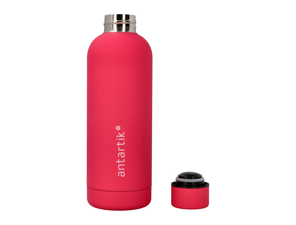 BOUTEILLE ISOTHERME ANTARTIK ACIER INOXYDABLE SANS BPA     500ML COLORIS FUCHSIA