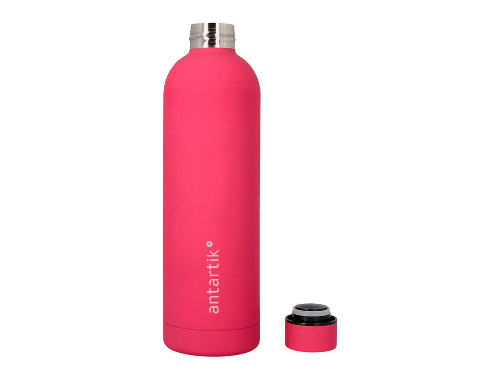 BOUTEILLE ISOTHERME ANTARTIK ACIER INOXYDABLE SANS BPA     750ML COLORIS FUCHSIA