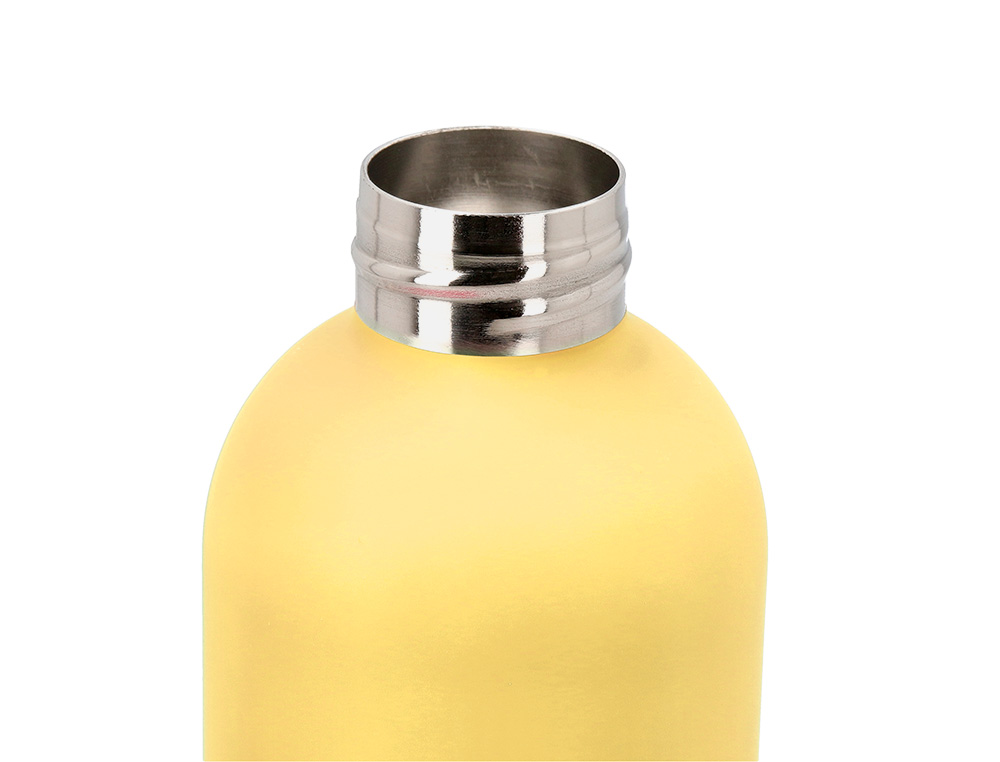BOUTEILLE ISOTHERME ANTARTIK ACIER INOXYDABLE SANS BPA 750ML COLORIS JAUNE