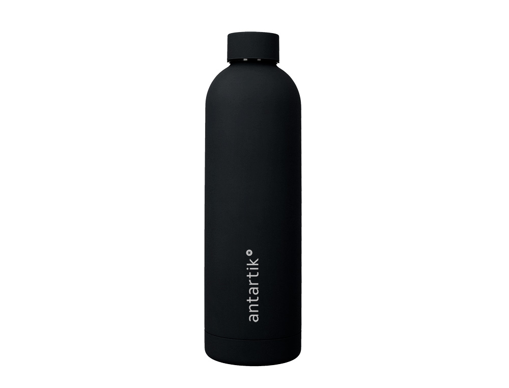 BOUTEILLE ISOTHERME ANTARTIK ACIER INOXYDABLE SANS BPA     750ML COLORIS NOIR