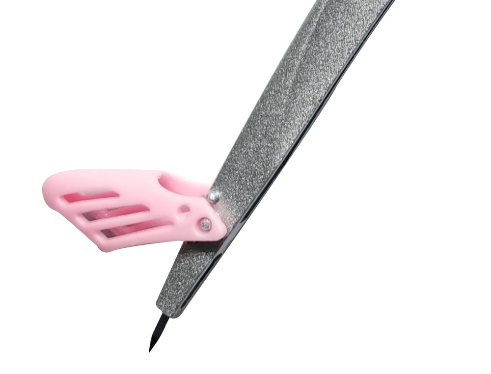 COMPAS LIDERPAPEL LOCK DEVICE ADAPTATEUR UNIVERSEL ET MINES COLORIS ROSE CLAIR