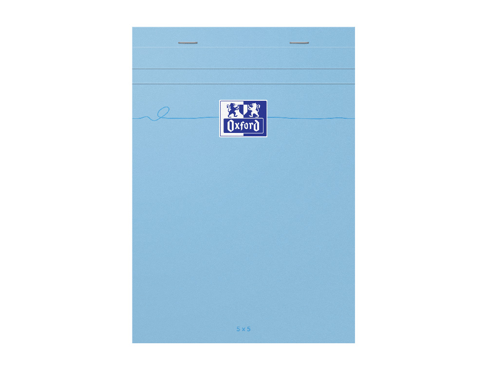BLOC OXFORD SMART AGRAFE 148X210MM 160 PAGES OPTIK PAPER 5X5