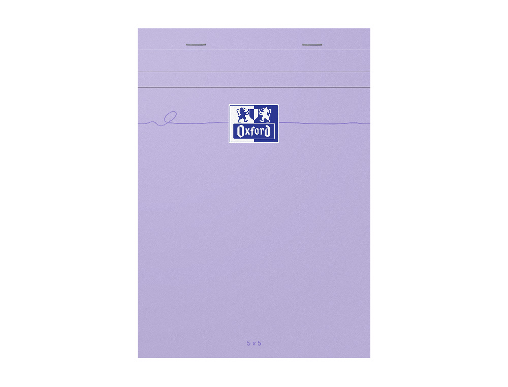 BLOC OXFORD SMART AGRAFE 148X210MM 160 PAGES OPTIK PAPER 5X5