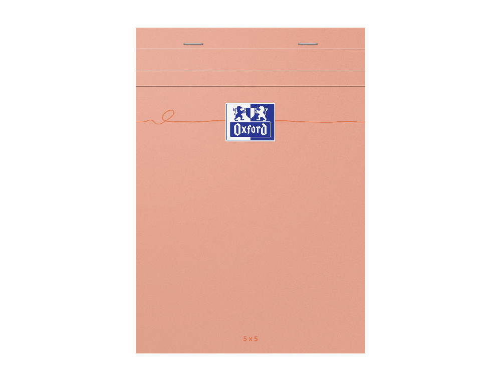 BLOC OXFORD SMART AGRAFE 148X210MM 160 PAGES OPTIK PAPER 5X5