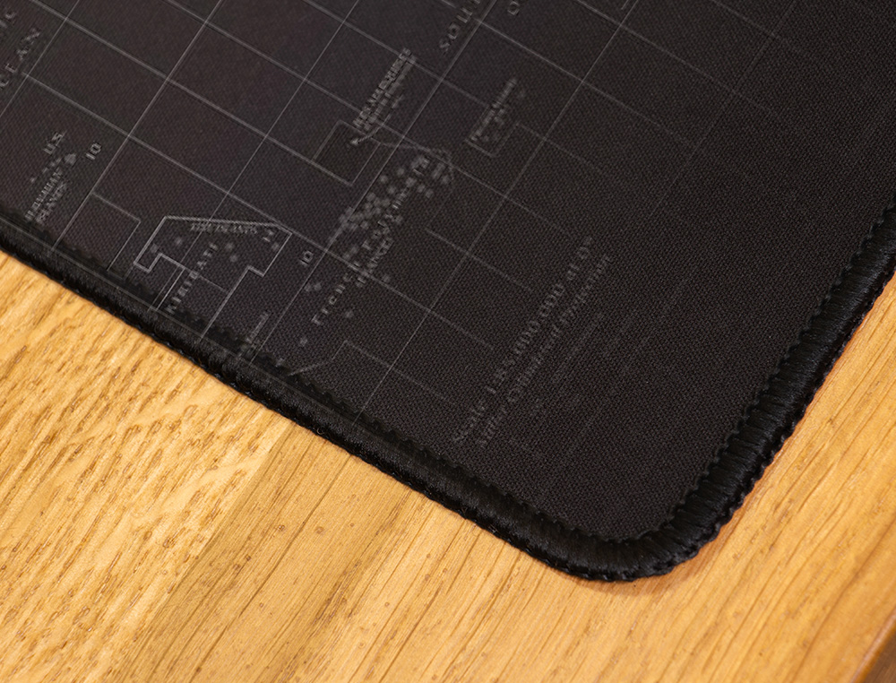TAPIS SOURIS Q-CONNECT XXL 900X400MM COLORIS NOIR AVEC DESIGN CARTE DU MONDE