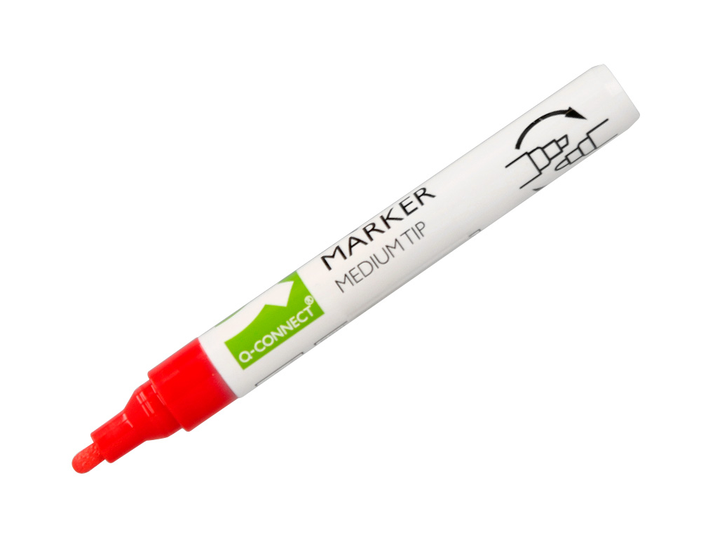 MARQUEUR Q-CONNECT CRAIE LIQUIDE POINTE RONDE TRACE    3MM COLORIS ASSORTIS BOITE 8  UNITES