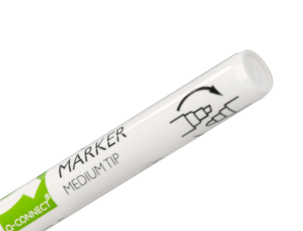 MARQUEUR Q-CONNECT CRAIE LIQUIDE POINTE RONDE TRACE    3MM COLORIS ASSORTIS BOITE 8  UNITES
