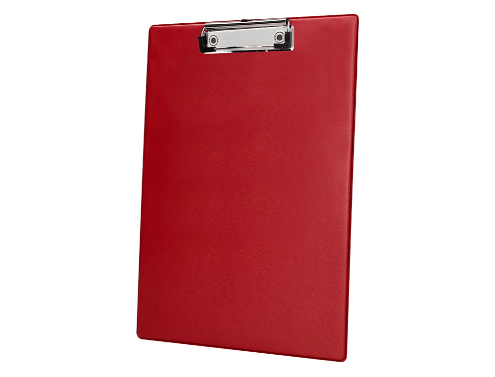 PORTE-BLOC Q-CONNECT DIN A4 PLASTIQUE 50% RECYCLE EPAISSEUR 2,1MM COLORIS ROUGE