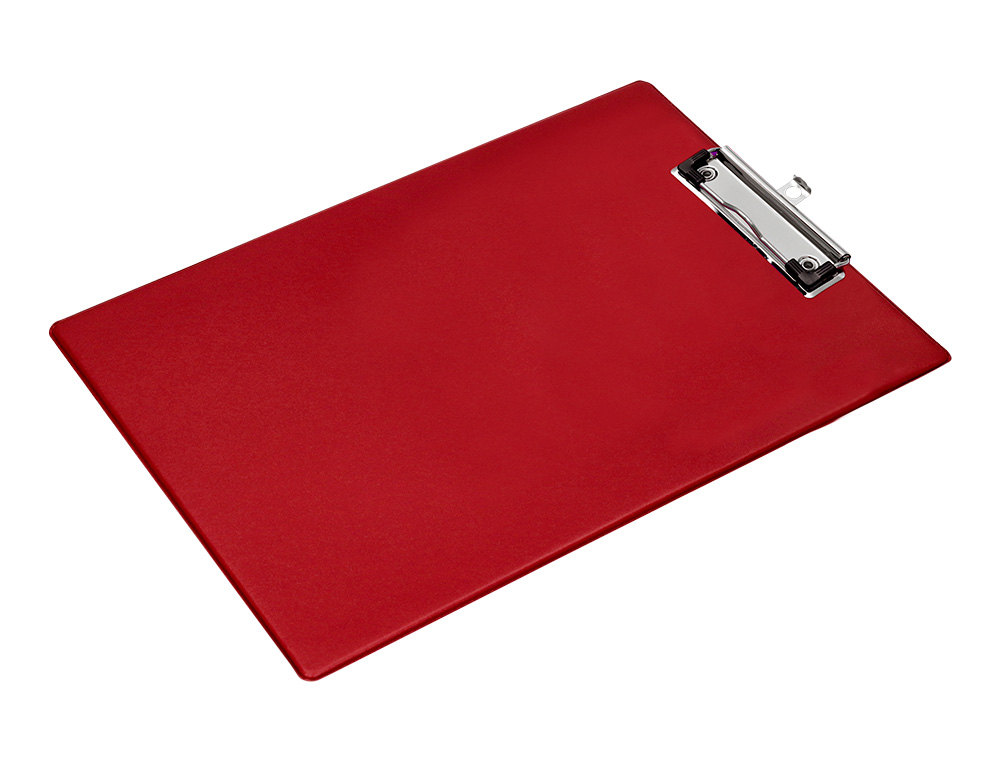 PORTE-BLOC Q-CONNECT DIN A4 PLASTIQUE 50% RECYCLE EPAISSEUR 2,1MM COLORIS ROUGE