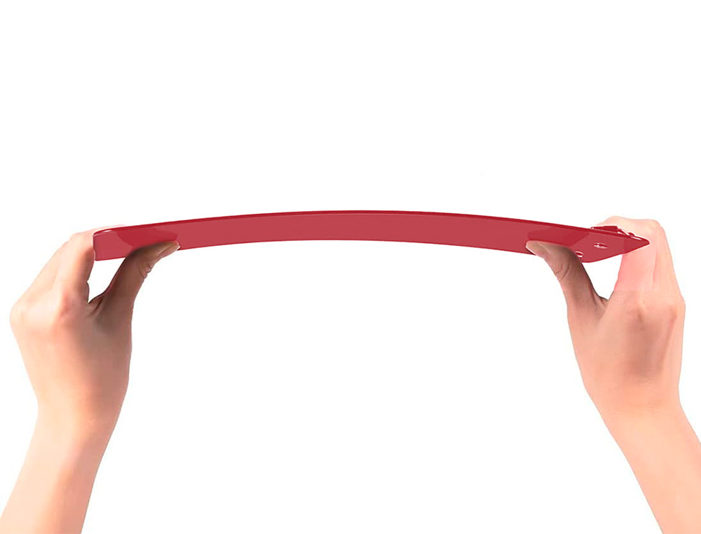 PORTE-BLOC Q-CONNECT DIN A4 PLASTIQUE 50% RECYCLE EPAISSEUR 2,1MM COLORIS ROUGE