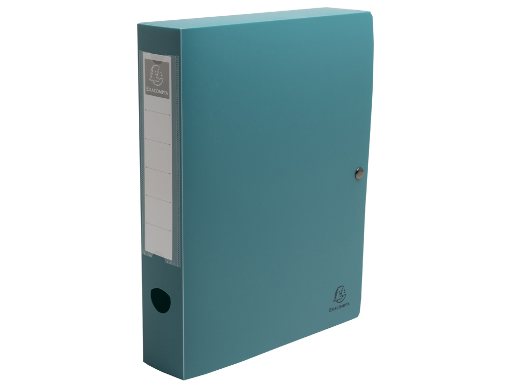 BOITE CLASSEMENT EXACOMPTA SKANDI A4 PP RECYCLE          FERMETURE PRESSION DOS 60MM   COLORIS ASSORTIS