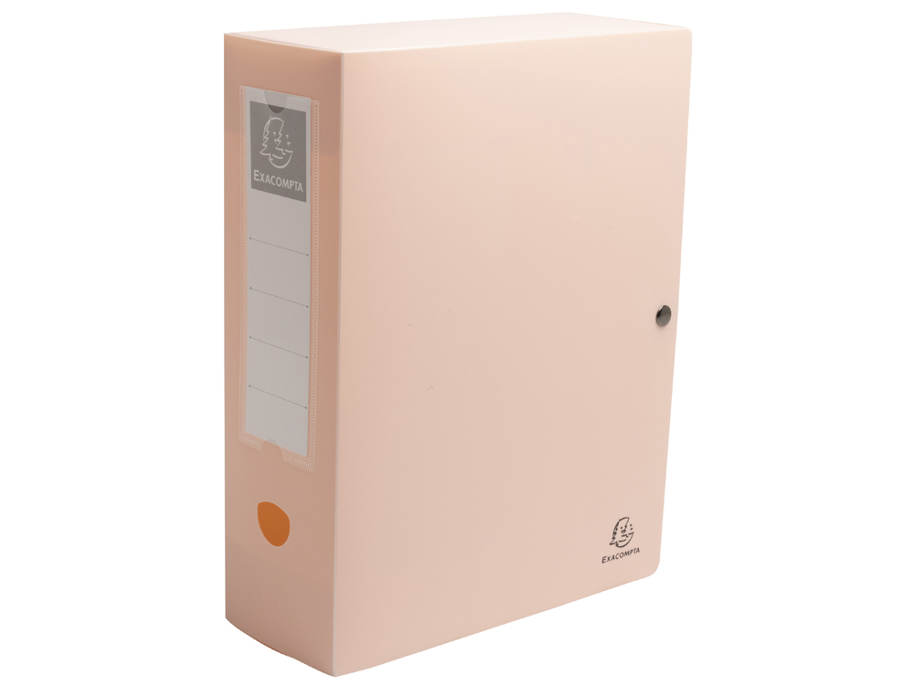 BOITE CLASSEMENT EXACOMPTA SKANDI A4 PP RECYCLE          FERMETURE PRESSION DOS 100MM  COLORIS ASSORTIS