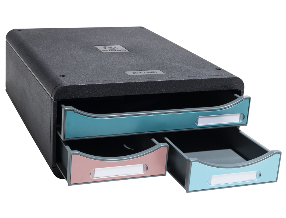 MODULE CLASSEMENT EXACOMPTA SMALL BOX SKANDI 3 TIROIRS    COLORIS ASSORTIS