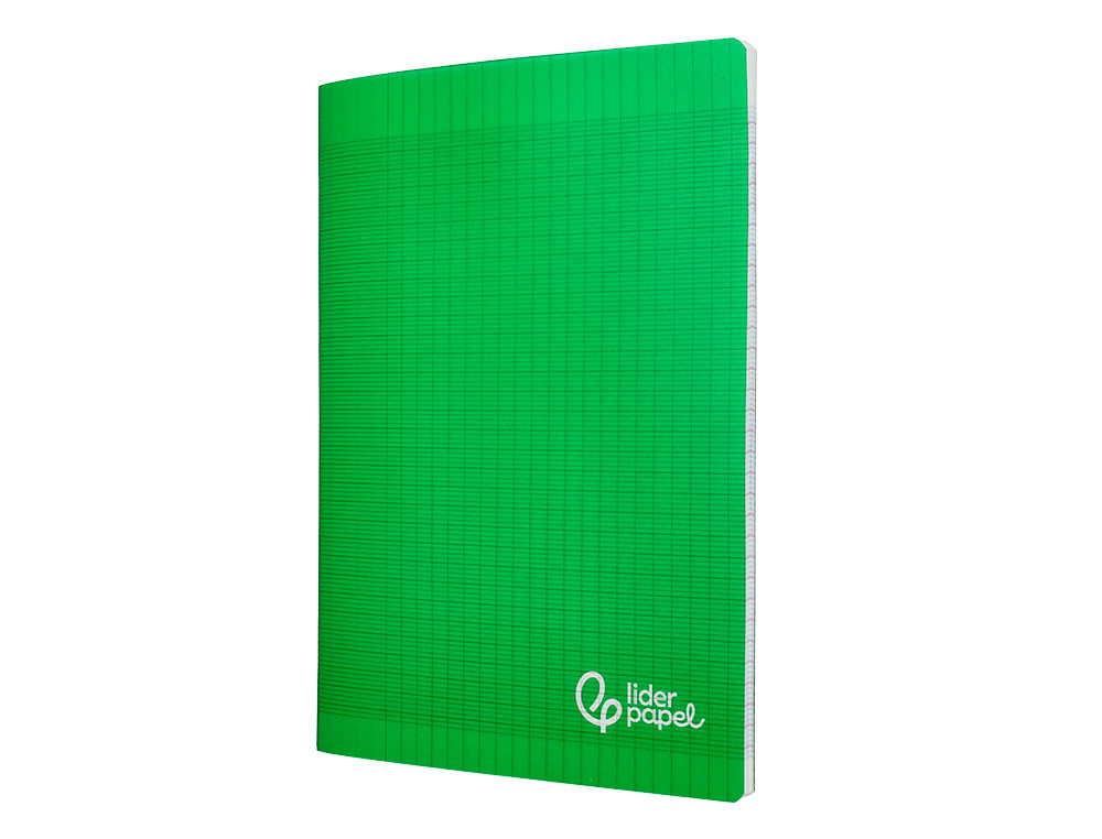CAHIER PIQURE LIDERPAPEL COUVERTURE PP 210X297MM 96P   SEYES COLORIS VERT