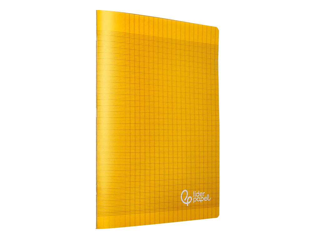 CAHIER PIQURE LIDERPAPEL COUVERTURE PP 240X320MM 48P SEYES COLORIS JAUNE