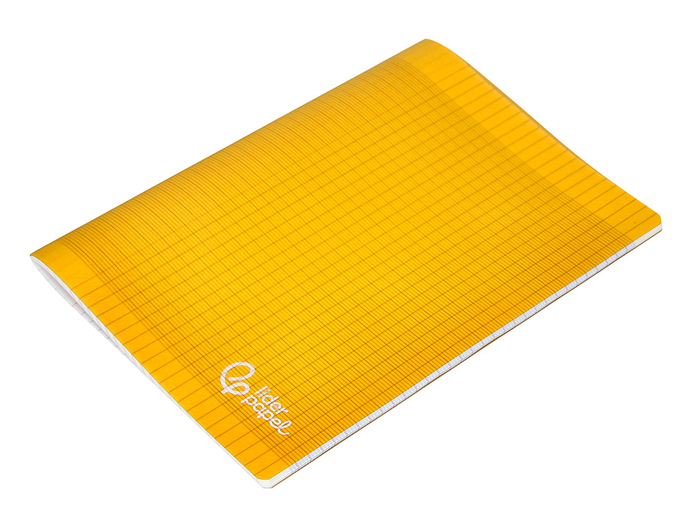 CAHIER PIQURE LIDERPAPEL COUVERTURE PP 240X320MM 48P SEYES COLORIS JAUNE