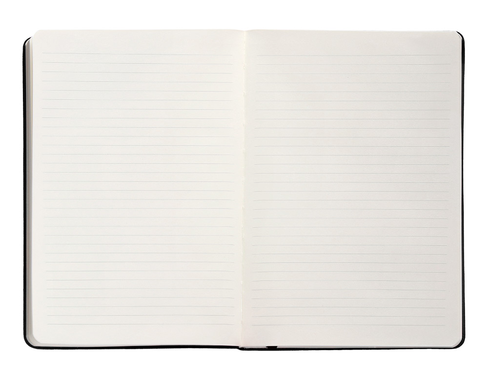 CARNET FERMETURE ELASTIQUE ANTARTIK NOTES COUVERTURE     RIGIDE A5 LIGNE 100 FEUILLES  80GR FSC COLORIS NOIR