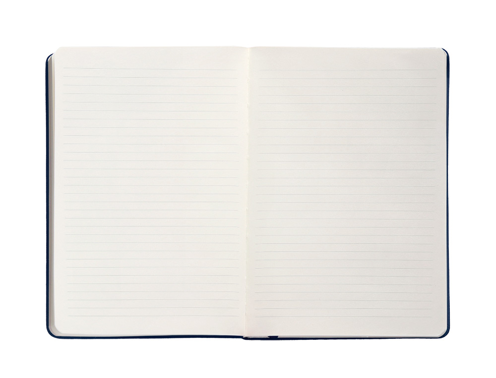 CARNET A4 ANTARTIK NOTES LIGNECOUVERTURE RIGIDE FERMETURE ELASTIQUE 100 PAGES 80GR COLORIS BLEU MARINE