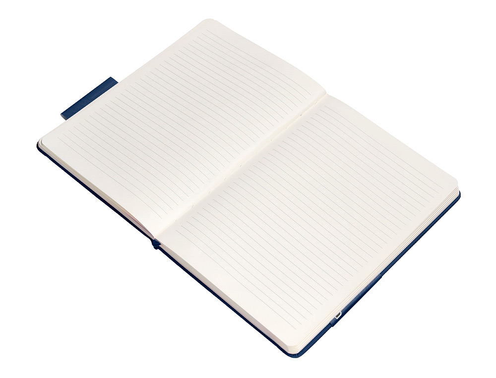 CARNET A5 ANTARTIK NOTES LIGNECOUVERTURE RIGIDE FERMETURE   ELASTIQUE 100 PAGES 80GR      COLORIS BLEU MARINE