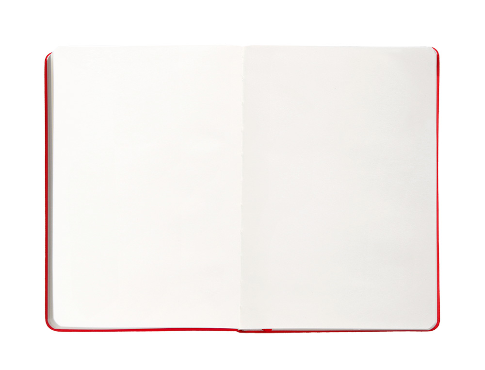 CARNET A4 ANTARTIK NOTES PAPIER UNI IVOIRE COUVERTURE RIGIDE FERMETURE ELASTIQUE 100PAGES 80GR COLORIS ROUGE