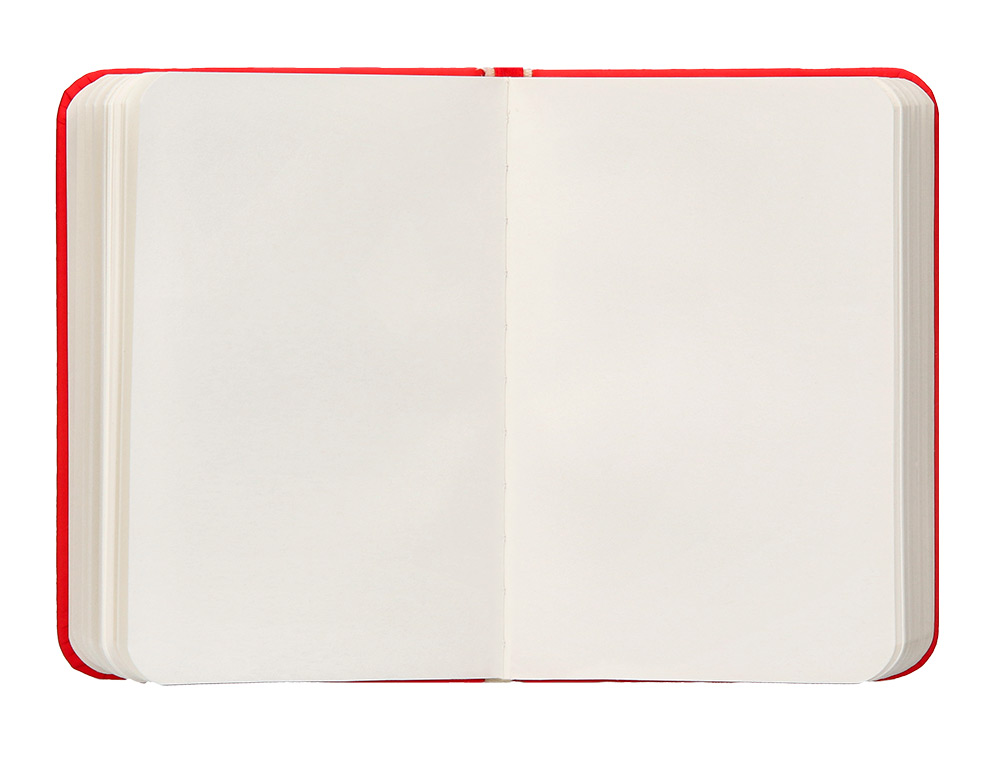CARNET FERMETURE ELASTIQUE ANTARTIK NOTES COUVERTURE RIGIDE A7 PAPIER UNI IVOIRE 80 FEUILLES 80GR FSC COLORIS ROUGE