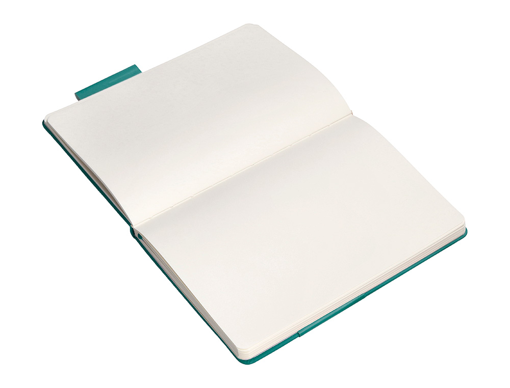 CARNET A4 ANTARTIK NOTES PAPIER UNI IVOIRE COUVERTURE RIGIDE FERMETURE ELASTIQUE 100PAGES 80GR COLORIS VERT PAON