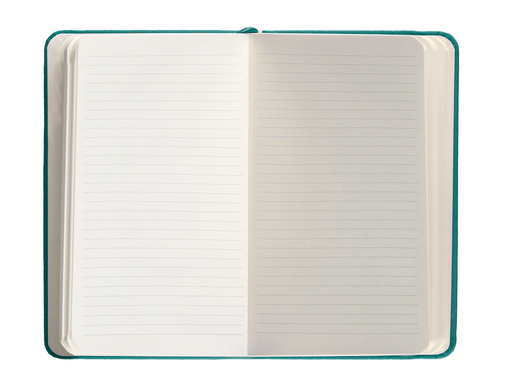 CARNET FERMETURE ELASTIQUE ANTARTIK NOTES COUVERTURE RIGIDE A6 LIGNE 100 FEUILLES 80GR FSC COLORIS VERT PAON