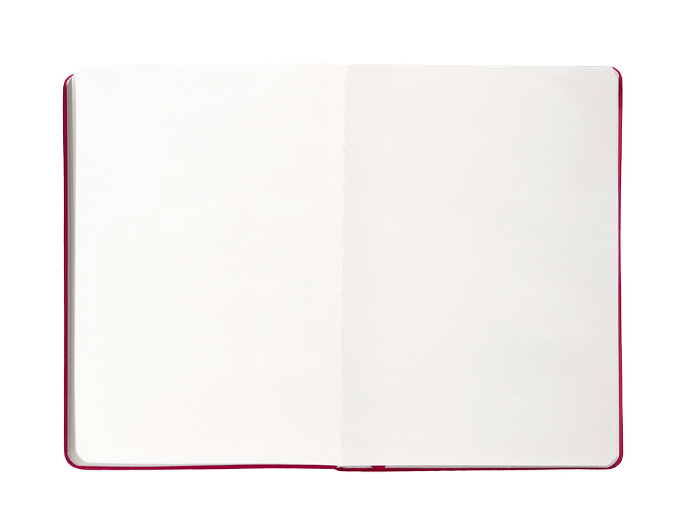 CARNET FERMETURE ELASTIQUE ANTARTIK NOTES COUVERTURE RIGIDE A4 PAPIER UNI IVOIRE 100 FEUILLES 80GR FSC FRAMBOISE