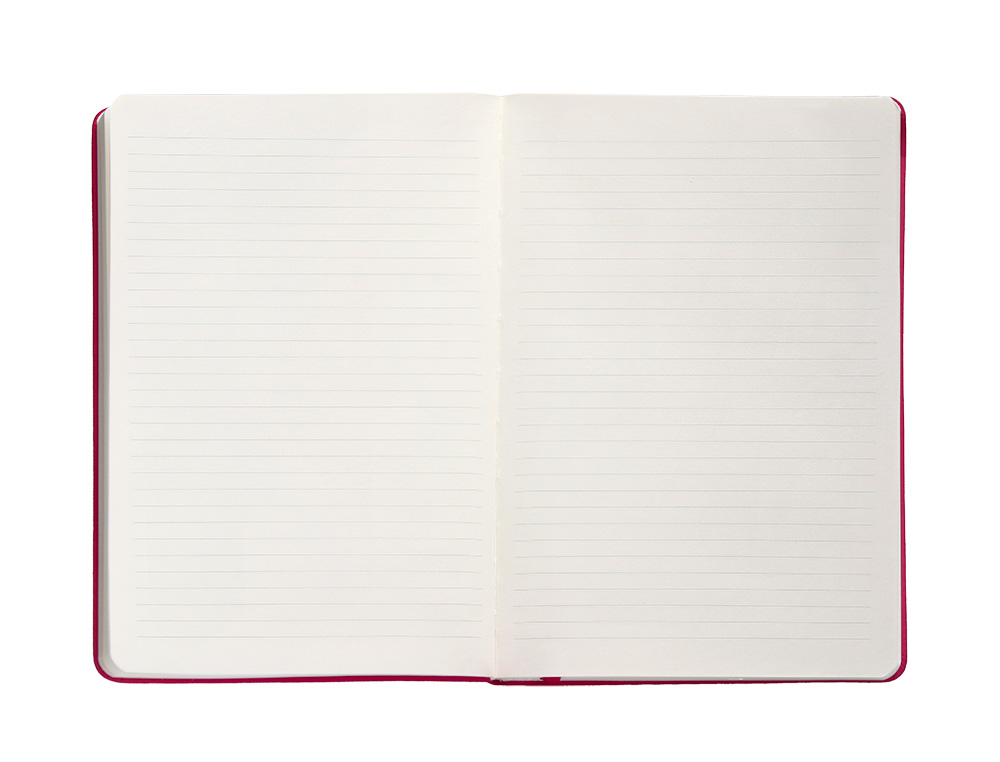 CARNET A4 ANTARTIK NOTES LIGNECOUVERTURE RIGIDE FERMETURE ELASTIQUE 100 PAGES 80GR COLORIS FRAMBOISE