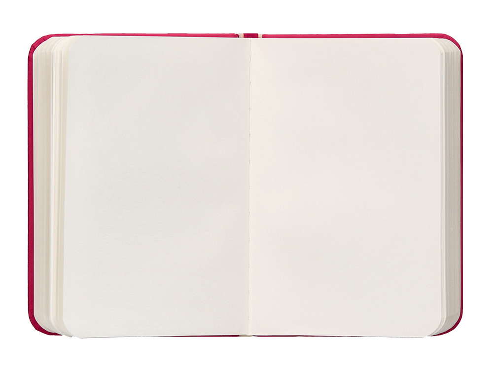 CARNET A7 ANTARTIK NOTES PAPIER UNI IVOIRE COUVERTURE RIGIDE FERMETURE ELASTIQUE 80 PAGES 80GR COLORIS FRAMBOISE