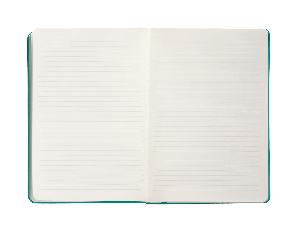 CARNET FERMETURE ELASTIQUE ANTARTIK NOTES COUVERTURE RIGIDE A4 LIGNE 100 FEUILLES 80GR FSC COLORIS VERT MENTHE