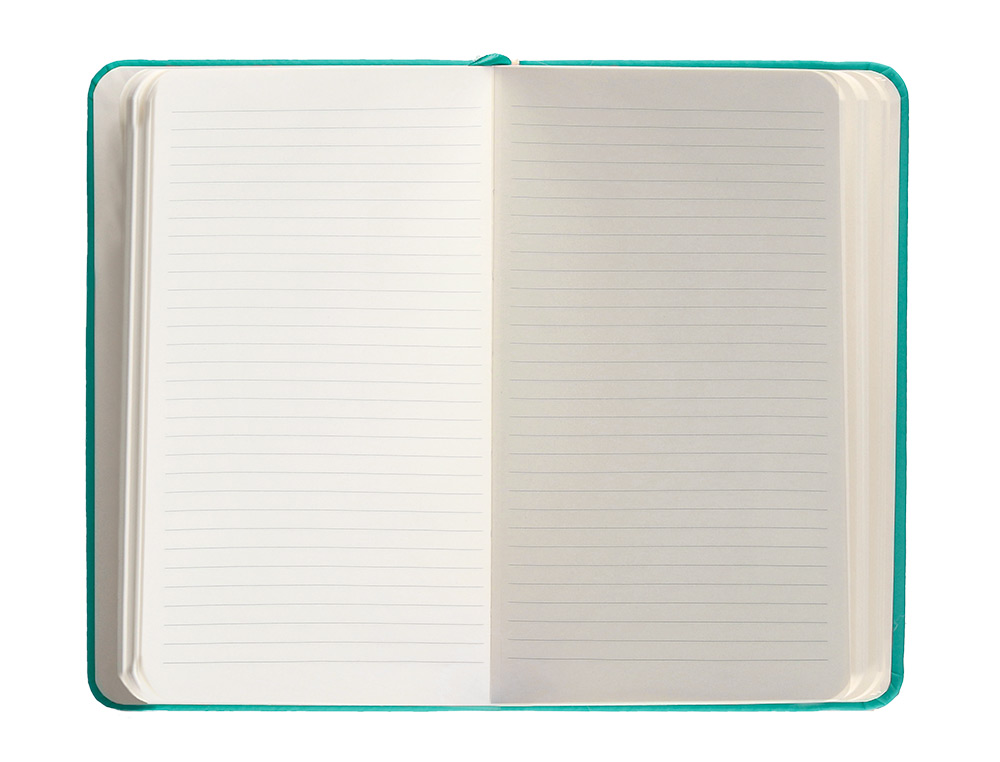 CARNET A6 ANTARTIK NOTES LIGNECOUVERTURE RIGIDE FERMETURE   ELASTIQUE 100 PAGES 80GR      COLORIS VERT MENTHE