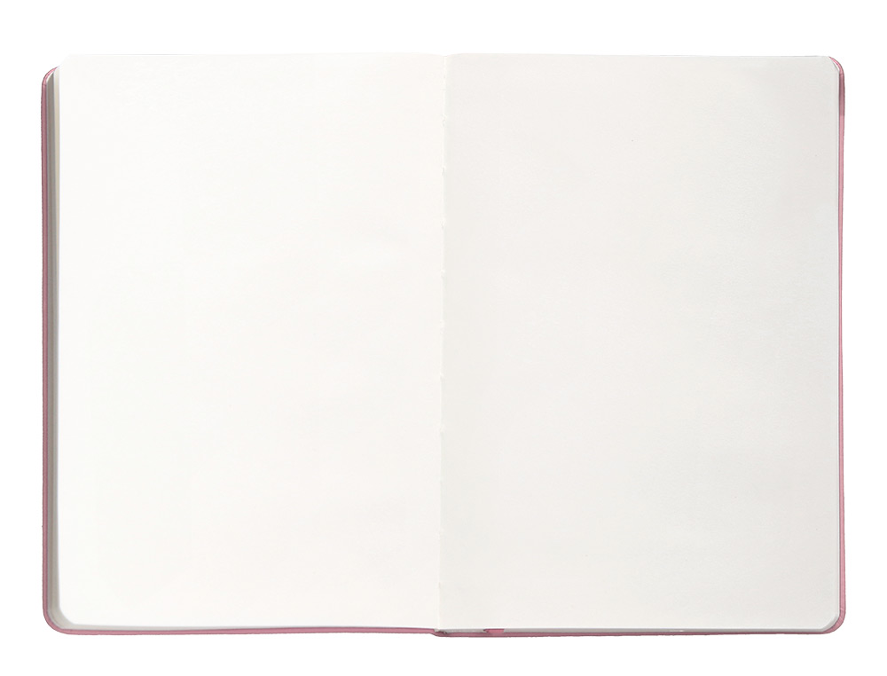 CARNET FERMETURE ELASTIQUE ANTARTIK NOTES COUVERTURE RIGIDE A5 PAPIER UNI IVOIRE 100 FEUILLES 80GR FSC ROSE PASTEL
