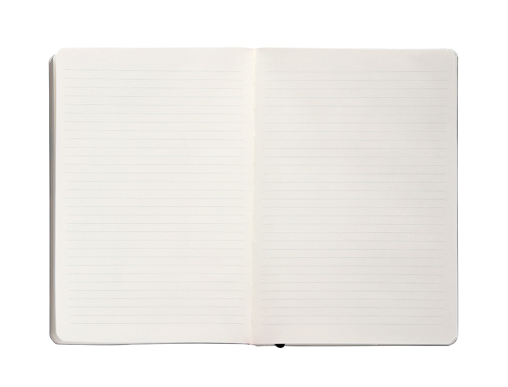 CARNET FERMETURE ELASTIQUE ANTARTIK NOTES COUVERTURE SOUPLE A5 LIGNE 100 FEUILLES 80GR FSC COLORIS NOIR