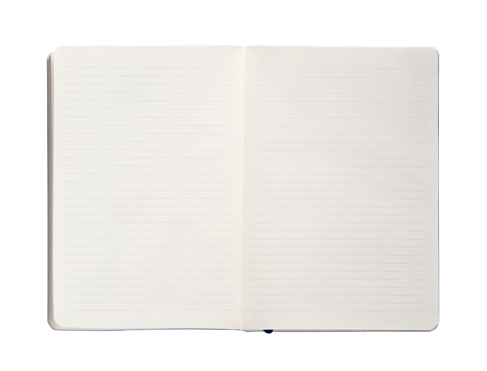 CARNET FERMETURE ELASTIQUE ANTARTIK NOTES COUVERTURE     SOUPLE A5 LIGNE 100 FEUILLES  80GR FSC COLORIS BLEU MARINE