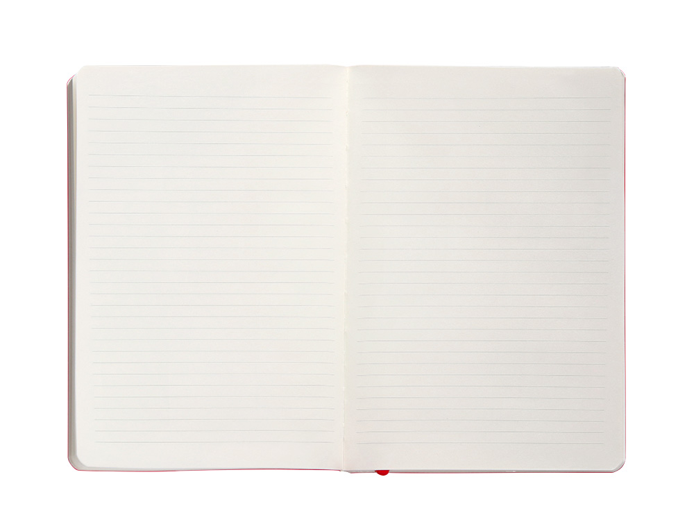 CARNET A5 ANTARTIK NOTES LIGNECOUVERTURE SOUPLE FERMETURE ELASTIQUE 100 PAGES 80GR COLORIS ROUGE