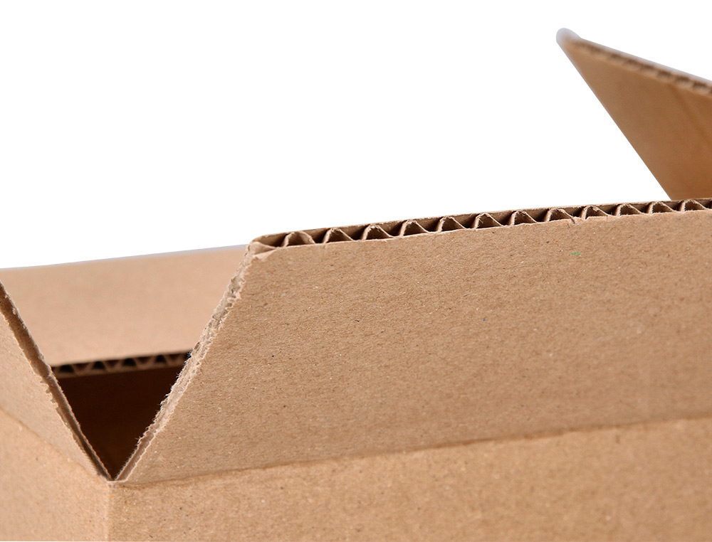 CAISSE AMERICAINE Q-CONNECT CARTON RECYCLE CANNELURE 5MM  350X250X220MM