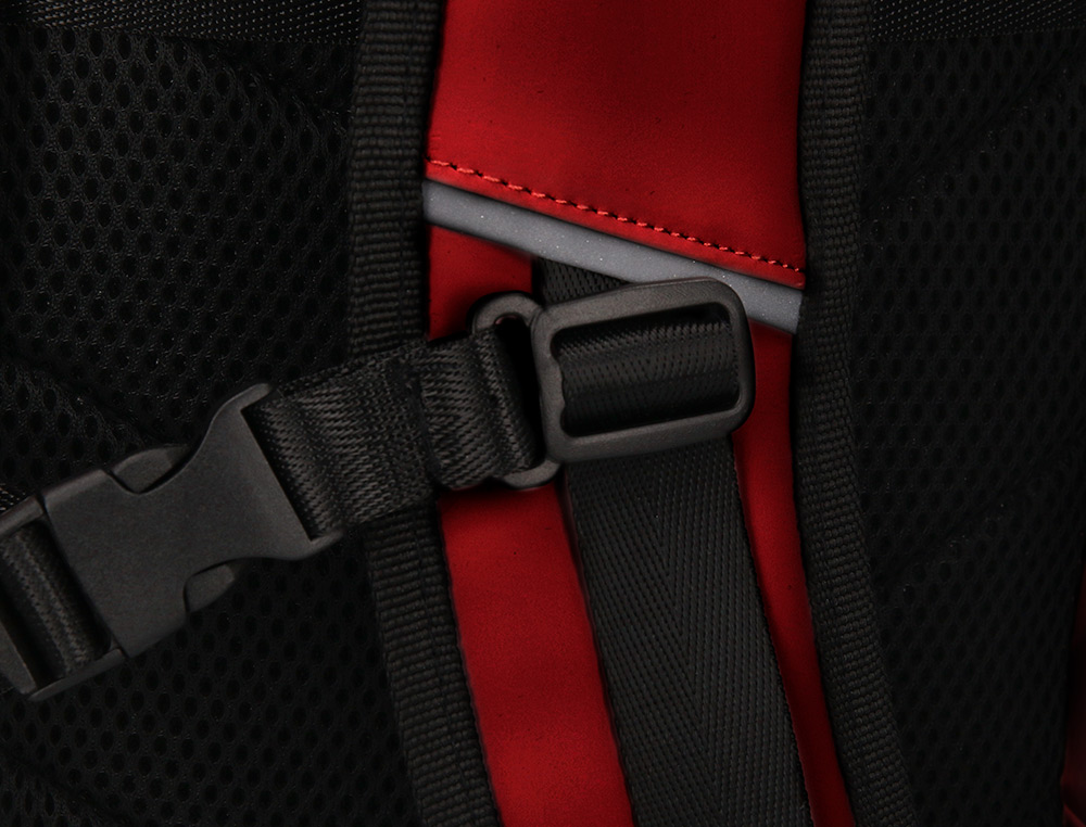 SAC A DOS ANTARTIK ROLL UP WATERPROOF 480X130X280MM      COLORIS ROUGE GRENAT