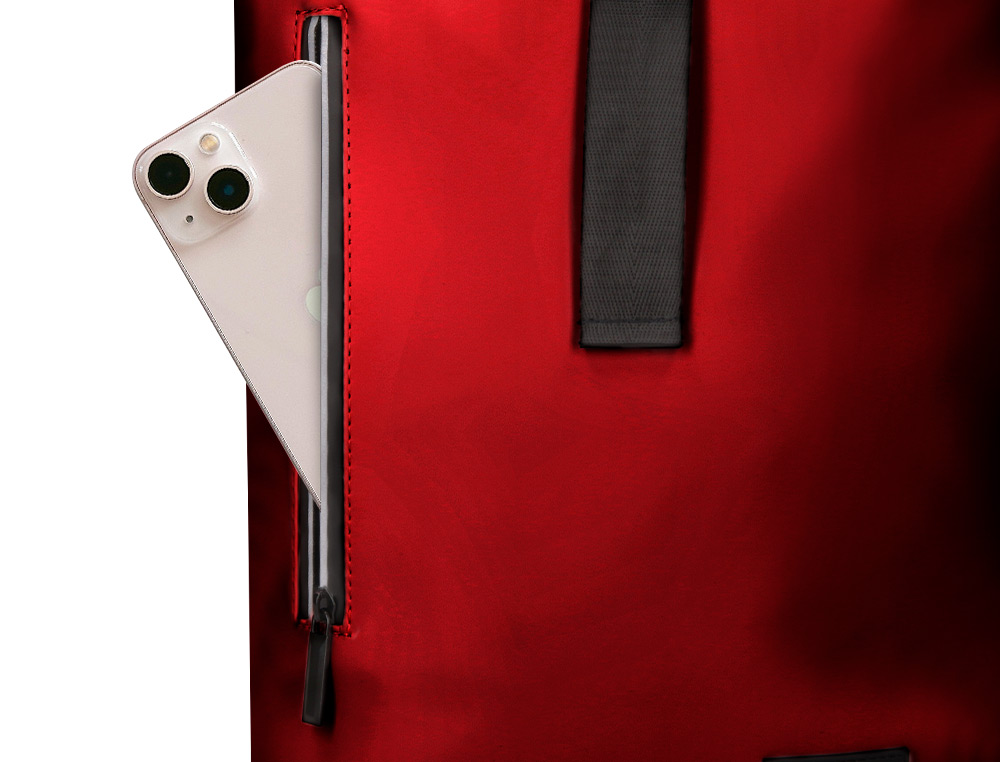 SAC A DOS ANTARTIK ROLL UP WATERPROOF 480X130X280MM      COLORIS ROUGE GRENAT
